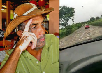 Edigar Mão Branca suplica a Rui Costa em vídeo a recuperação da rodovia estadual BA-130, Itapetinga/Macarani
